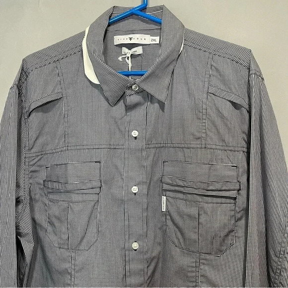 NWT Five four Dress shirt Men size 2XL - Picture 2 of 10